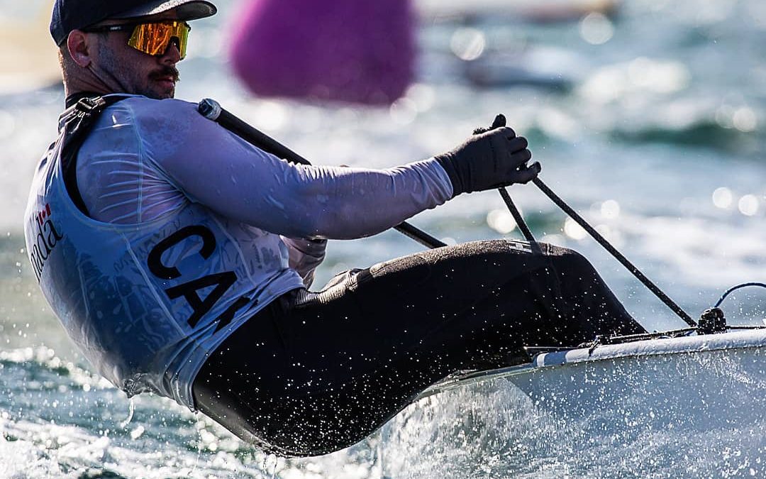 Tom Ramshaw attends the 2020 Finn European Championships