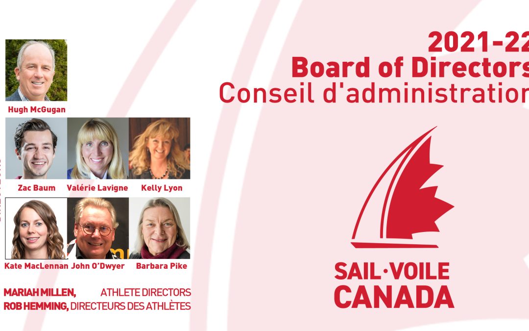 Sail Canada introduces its Board of Directors for 2021-2022