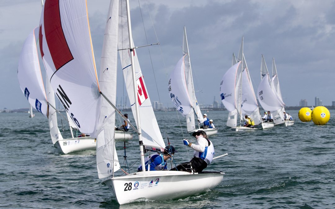 Sailing Olympians Jacob Saunders and Oliver Bone in Portugal to prepare for Tokyo 2020