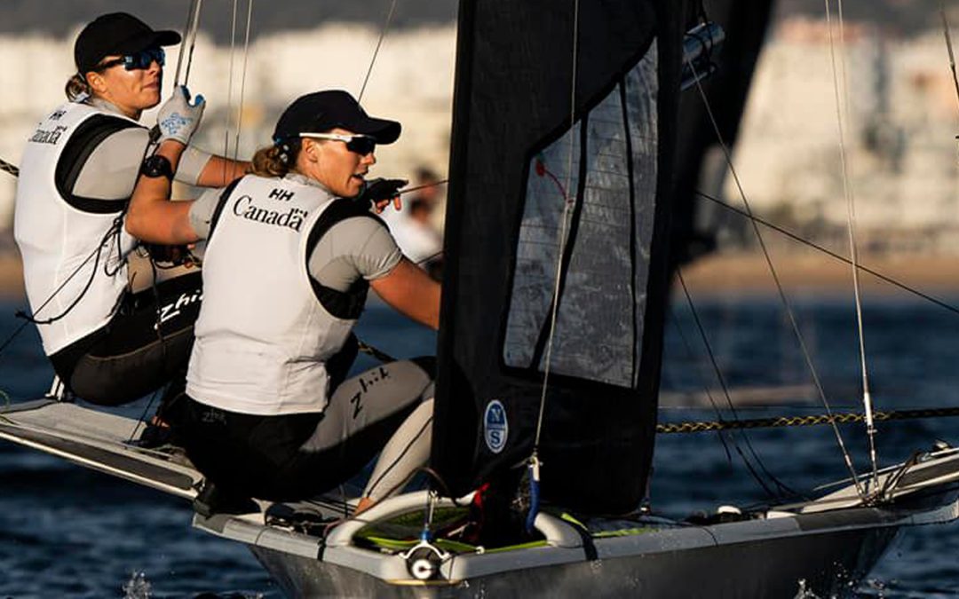 Lewin-LaFrance sisters 10th at the 2023 49er, 49erFX and Nacra 17 European Sailing Championships