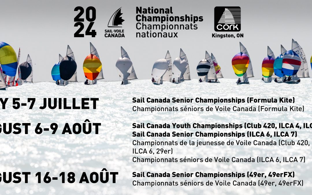 Kingston to host Sail Canada’s four youth and senior National Championships this summer