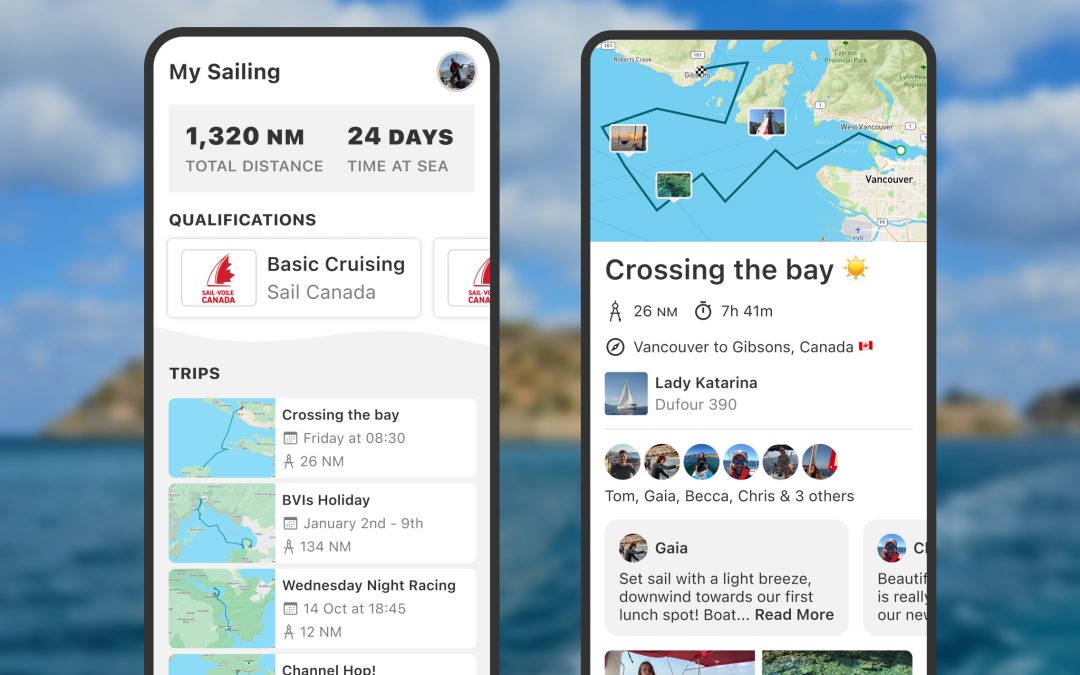 Sail Canada & SailTies introduce a new social & logging app to Canadian sailors