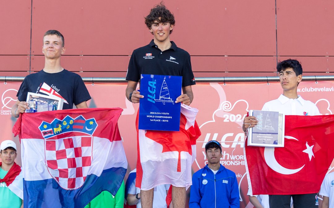 Montreal Sailor Carlos Charabati crowned 2024 ILCA 4 Youth World Champion