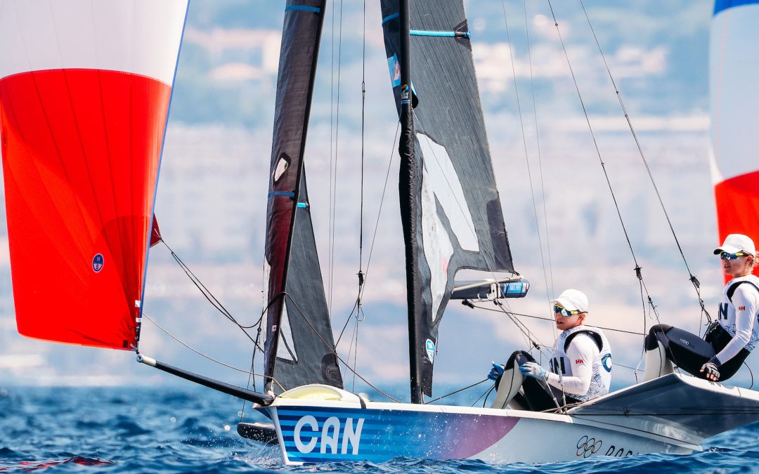 Antonia & Georgia Lewin-LaFrance record best-ever Canadian performance in 49erFX at Olympic Games