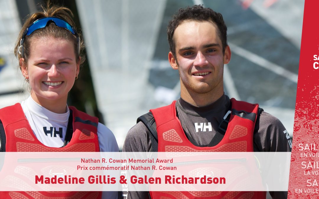 Madeline Gillis and Galen Richardson receive Nathan R. Cowan Memorial Award