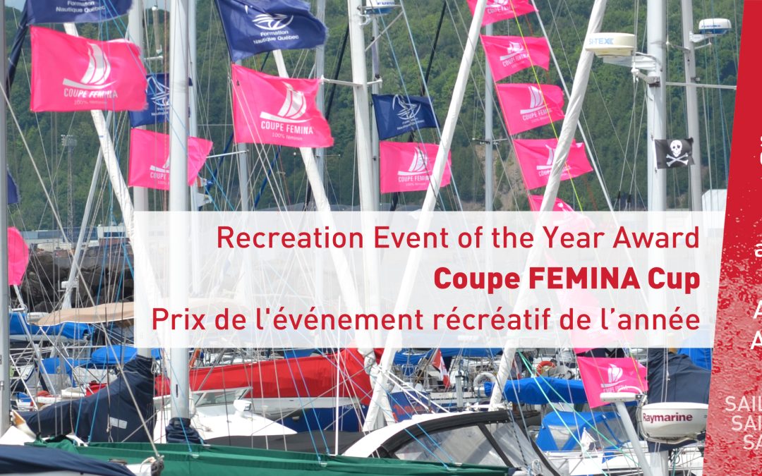 Femina Cup named Sail Canada’s 2023 Recreation Event of the Year