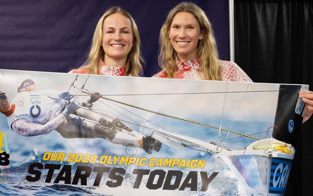 Canadian sailors Antonia and Georgia Lewin-LaFrance launch campaign toward the Los Angeles 2028 Olympic Games